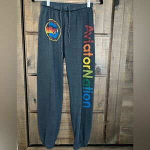 AVIATOR NATION SWEATPANTS - NAVY